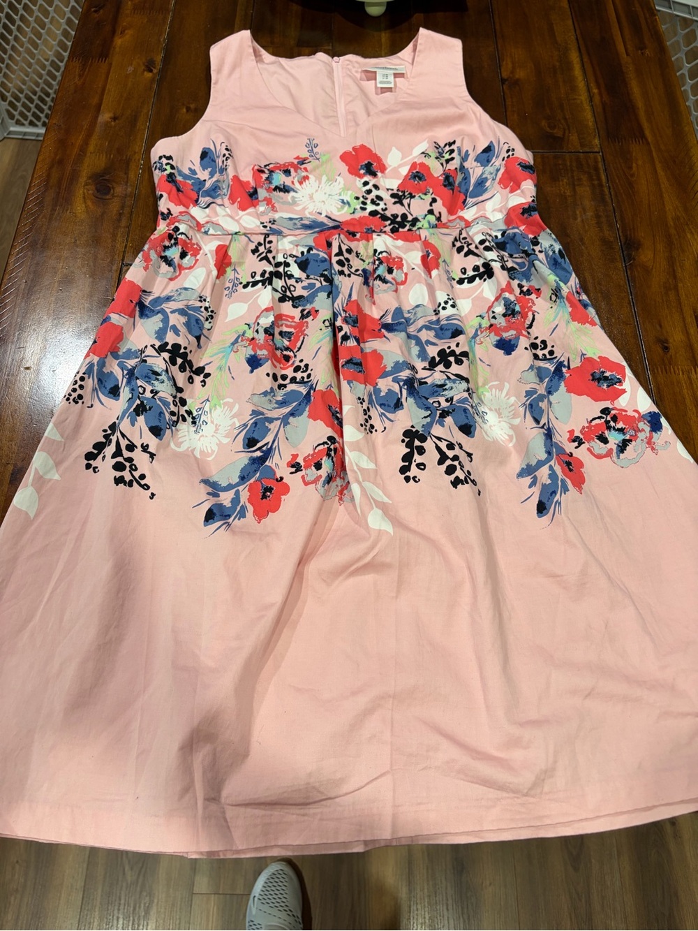 Motherhood maternity Pink Floral Fit-and-Flare Dress